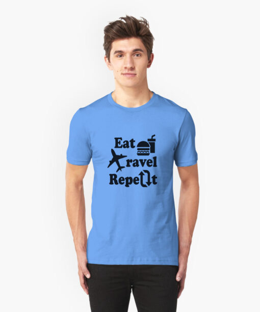 Eat Travel Repeat T-Shirts - Image 2